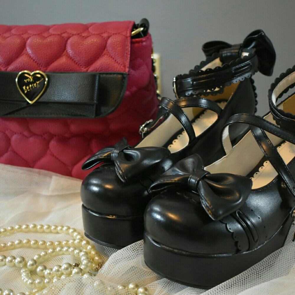 Cute Gothic platform heels